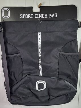 Overtime Sport Cinch Bag Backpack - Black